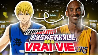 Les PERSONNAGES de KUROKO's BASKET dans la vraie VIE ! (Génération miracle)