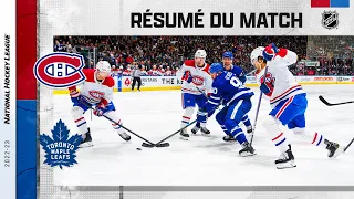 Toronto dominant face aux Canadiens | Canadiens @ Maple Leafs| Faits saillants en français 08/04