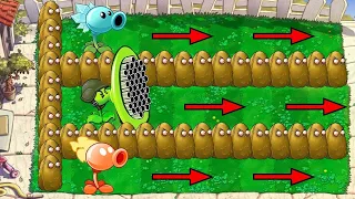 Gatling Pea Vs Snow Pea Vs Repeater Vs Giga Gargantuar Vs Dr Zomboss Plants vs Zombies Battlez