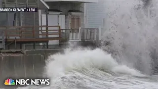 Post-tropical cyclone Lee brings strong winds and rainfall to New England