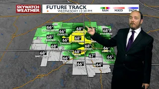 KOAM Weather at 12 pm (9-18-2023)