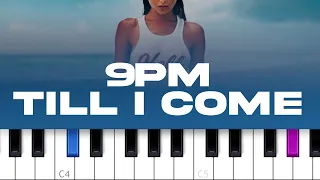 ATB - 9PM (Till I Come)  (piano tutorial)