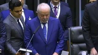 Lula toma posse e discursa na Câmara | AFP