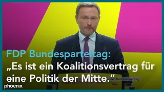 FDP Parteitag: Rede von Christian Lindner