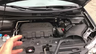 HOW TO ADD POWER STEERING FLUID LOCATION - HONDA ODYSSEY