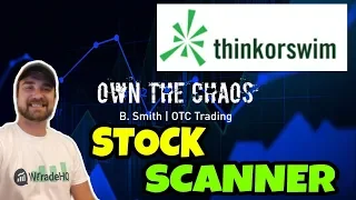 The BEST SCANNER setup using THINKorSWIM | FINDING unusual VOLUME