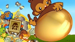 Top 10 - How to destroy the Golden Bloon 10 ways - BTD5