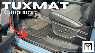 Total coverage for the Raptor with TUXMAT Floor Mats - #tuxmat