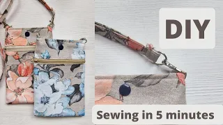 DIY Bag | How to sew Slim Phone Crossbody Bag