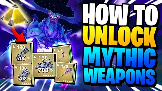 HOW TO UNLOCK MYTHIC WEAPONS IN SAVE THE WORLD (BEST METHOD!)