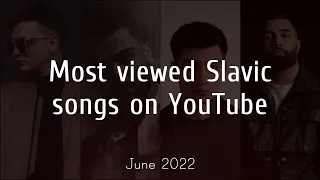 Most Viewed Slavic Songs on Youtube - June 2022