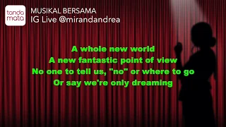 A Whole New World - Karaoke (Aladdin)