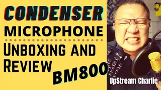 BM800 CHEAPEST CONDENSER MIC SET UNBOXING/TESTING with V8 SOUND CARD Bundle