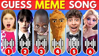 GUESS MEME & WHO'S SINGING🎤🎵🔥 Salish Matter, King Ferran, MrBeast, Elsa, Gegagedigedagedago, Tenge