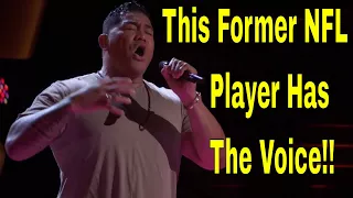 Former NFL Player 'Esera Tuaolo' Left The Game To Live The Dream - The Voice 2017