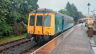 ELR - Bubble Class 122 leaving Rawtenstall