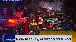 Saksi: Sunog sa Maynila at Parañaque, 30 bahay ang apektado