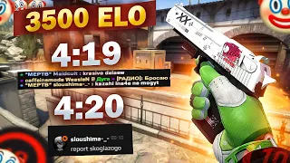 3.500 ELO ПЕРЕОБУЛСЯ КАК ЧУДИЩЕ ( CS:GO )