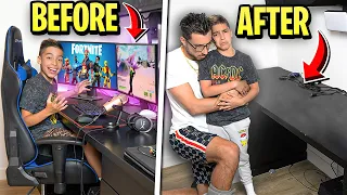 Somebody STOLE Ferran's GAMING SETUP!! (HEARTBROKEN) | The Royalty Family