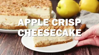 APPLE CRISP CHEESECAKE