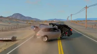 INSANE Audi RS6 CRASH in BeamNG.Drive - Watch the Epic Head-On Collision!