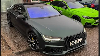 AUDI A7 WRAPPED IN  PWF SMARAGED GREEN