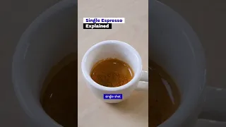 Single Espresso Shot Explained in the Specialty Cafe (barista recipe & technique)