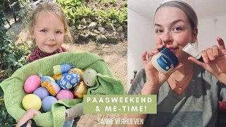 FULL SKINCARE avond routine & Paaseieren zoeken🐣 ❋ VLOG #77 - Sanne Verhoeven