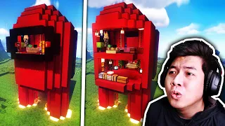 สร้างบ้าน Among Us (Minecraft)