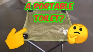 Car Camping: Compact Portable Toilet