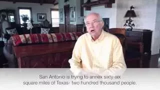 Sen. Phil Gramm on San Antonio's Annexation Ambitions