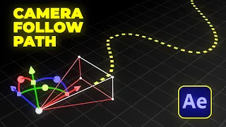 Camera FOLLOW PATH After Effects | After Effects Tutorial