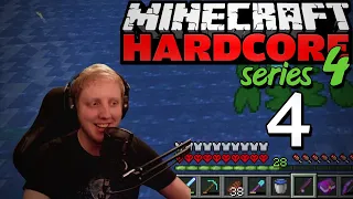 Minecraft Hardcore - S4E4 - "Fishing is the BEST" • Highlights