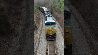 CSX L391 heads under the US 41 overpass at Mortons Gap, Ky. #jimpearsonphotography #reels