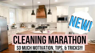 CLEAN WITH ME MARATHON // SUPER LONG CLEANING VIDEO! // COMPLETE DISASTER CLEAN WITH ME