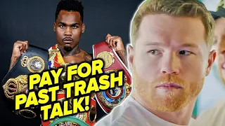 Canelo WARNING to Jermell Charlo "Gonna feel my skills!" for past TRASH TALK