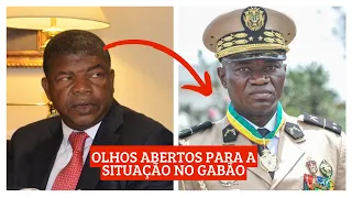 João Lourenço preocupado com efeitos do GOLPE DE ESTADO no Gabão ordena vigilância dos serviços