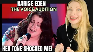 Vocal Coach Reacts: KARISE EDEN Auditions with 'This Is A Man's World' by James Brown on The Voice!