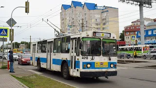 Троллейбус ЗиУ-682Г-012-4018. Бодрые покатушки по Барнаулу.