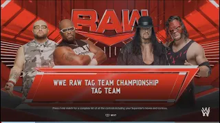 WWE 2K24 The Dudley Boyz Vs The Brothers of Destruction | WWE Raw Tag Team Championship On the Line