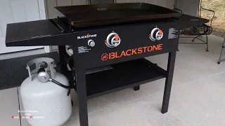 blackstone 28 inch griddle how to assemble and season