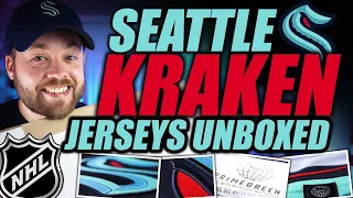 Seattle Kraken Jerseys UNBOXED!