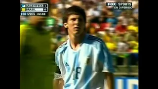 Messi Vs Brazil World Cup U 20 Semifinal 2005 By UCCEV