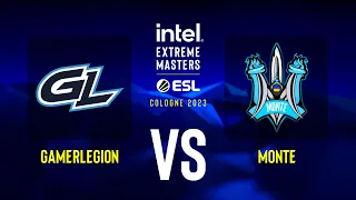 GamerLegion vs. Monte - Map 2 [Overpass] - IEM Cologne 2023 - Group A