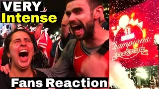 MOST EMOTIONAL REACTION of RAPTORS Fans right after NBA Finals Championship Win - 2019