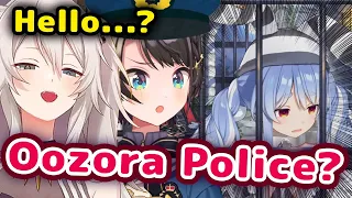 Botan Threatens Pekora With The Oozora Police After Exposing Her In Minecraft【ENG Sub/Hololive】