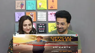 Pak Reacts SRIKANTH (Official Trailer): RAJKUMMAR RAO | SHARAD, JYOTIKA, ALAYA | TUSHAR H I BHUSHAN