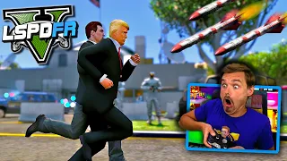 AIR STRIKE on the President! Can I save him?! (LSPDFR GTA 5 Police Mod) #GTA5LSPDFR