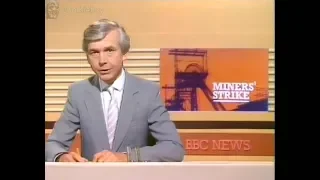 BBC 9 oclock News Miners Strike/Liverpool Housing Crisis 1984 (VHS Capture)