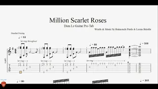 (Tutorial) Million Scarlet Roses - Guitar Lesson TAB